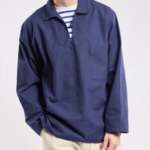 Armor Lux - Original Breton fisherman’s smock - cotton - Navy - Size L
